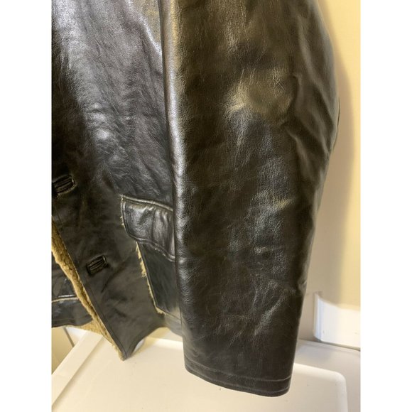 Altatensione Men’s Sz XL Winter Coat Button Jacket Pockets‎ Black - Picture 7 of 10